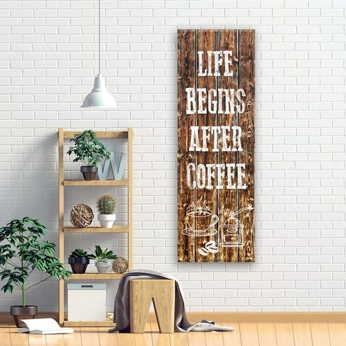 Deco Panel, Sentencja o kawie 45x140 na Arena.pl