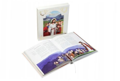 Przyjąłem Jezusa Biblia na Pierwszą Komunię w etui na Arena.pl