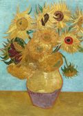 Plakat 50x70cm  Vase with Twelve Sunflowers, Van Gogh Vintage