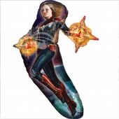 balon foliowy kapitan marvel 27"x37" ~68x93cm