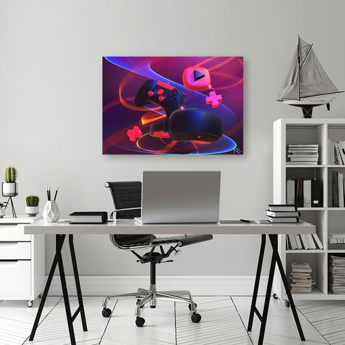 Obraz na płótnie, Zestaw dla gracza 100x70 100x70 na Arena.pl