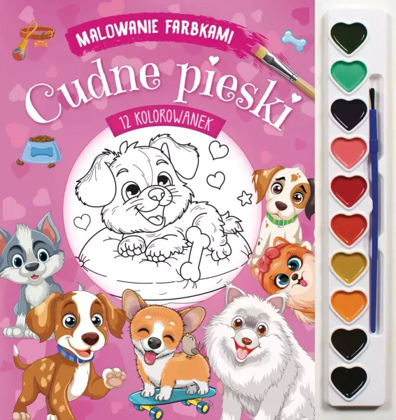 Malowanie farbkami. Cudne pieski zdjęcie 1