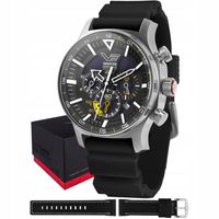Zegarek Męski Vostok Europe VR42-595A732 czarny pasek