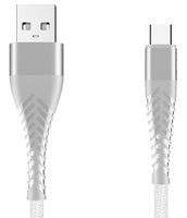 Kabel USB Typ-C z oplotem Spider (2 m, biały)