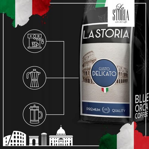 Kawa ziarnista 1kg x3 do ekspresu z Palarni Świeżo Palona Blue Orca Coffee na Arena.pl