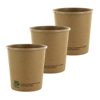 Woodeven Pojemniki na zupę BIO 470 ml 25szt