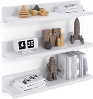 PÓŁKA WISZĄCA BIAŁA ZESTAW 3 SZTUK NA PRZYPRAWY DEKORACJE, szerokość: