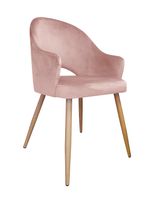 Krzesło Velvet noga dąb MG58