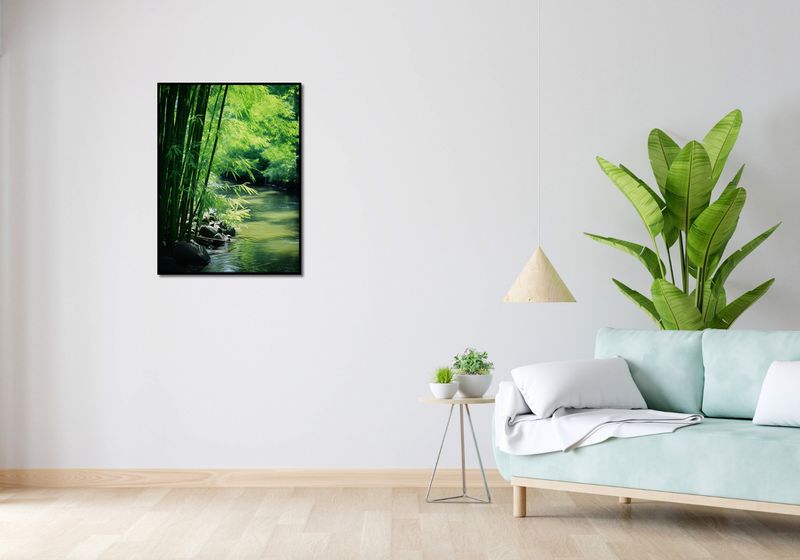 Plakat 60x80cm Spokój Bambusów zdjęcie 4