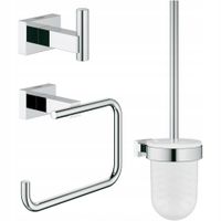 Zestaw akcesoriów toaletowych GROHE Essentials Cube 40757001 Chrom