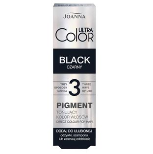 Ultra Color Pigment tonujący kolor włosów Czarny 100ml