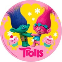 Opłatek na tort Trolle Postacie Postać Urodziny