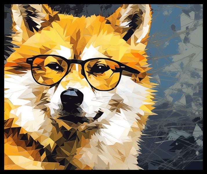 Plakat 60x50cm Intelektualny Psiak zdjęcie 2