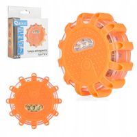 Lampa ostrzegawcza Flara LED GEKO 9 trybów IP67 magnes G01829
