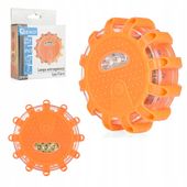 Lampa ostrzegawcza Flara LED GEKO 9 trybów IP67 magnes G01829