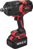 YATO KLUCZ UDAROWY BEZSZCZOTKOWY 18V 3/4'' 2400NM ŚRUBY M18 - M36 + 6Ah
