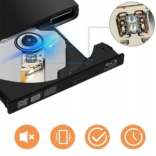 NAPĘD ZEWNĘTRZNY CD-R DVD RV USB Do Laptopa Odtwarzacz Przenośny NAGRYWARKA na Arena.pl