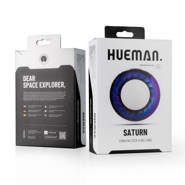Hueman - Saturn Vibrating Cock/Ball zdjęcie 1
