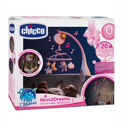 CHICCO Karuzela Next2Dreams Różowa na Arena.pl