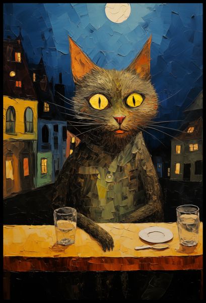 Plakat 61x90,5cm Nocny Obserwator zdjęcie 2