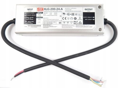 ZASILACZ MEAN WELL XLG-200-24-A 200W 24V 8,3A IP67 DO LED na Arena.pl