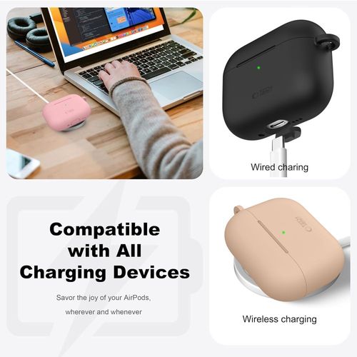 tech-protect silicone hook apple airpods pro 3 crayon grey na Arena.pl