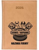 KALENDARZ A5 2026 DZIENNY terminarz z nadrukiem FIRMOWY SERWIS NAPRAWA
