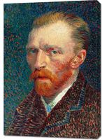 Obraz 70x100cm Self-Portrait, Van Gogh Vintage do Salonu