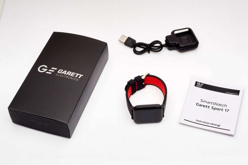 Smartwatch Sport 17 plus czerwony na Arena.pl