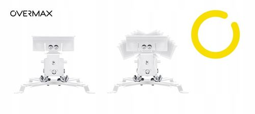 UCHWYT OBROTOWY do projektora Sufitowy Ścienny dł do 65 cm UNIWERSALNY na Arena.pl