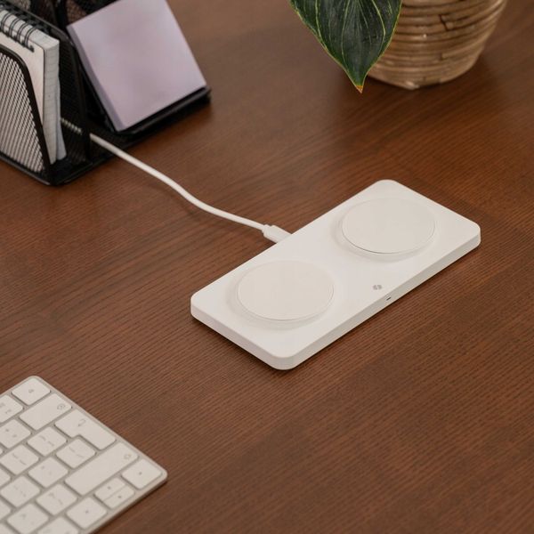 Spacecase Wireless Dual Charger Magcharge Wm3W White zdjęcie 7