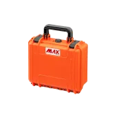 Pomarańczowa walizka hermetyczna MAX235H105 258x243x117 mm