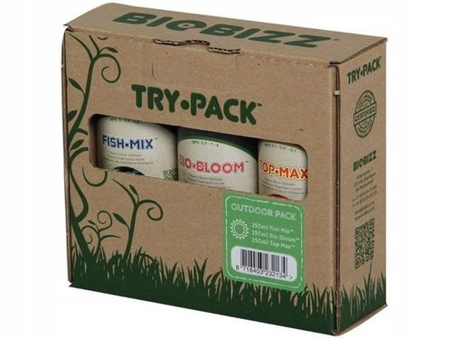 BIOBIZZ TRY-PACK OUTDOOR ZESTAW NAWOZÓW 3X250ML na Arena.pl