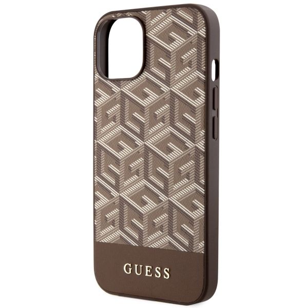 Etui Guess do iPhone 15 Plus, iPhone 14 Plus, Brązowy, MagSafe zdjęcie 6
