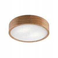 PLAFON LAMPA SUFITOWA LAMKUR EVELINE 38049 DĄB / BIAŁY