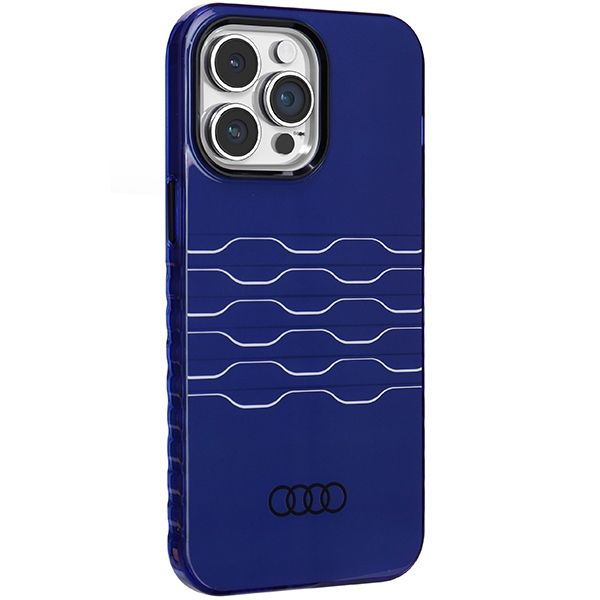 Etui Audi do iPhone 14 Pro Max, Niebieski, MagSafe zdjęcie 6