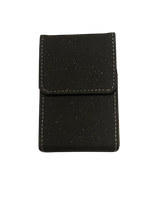 Czarne Pudełko Etui na Paczkę Papierosów z Kremowym Paskiem z Boku