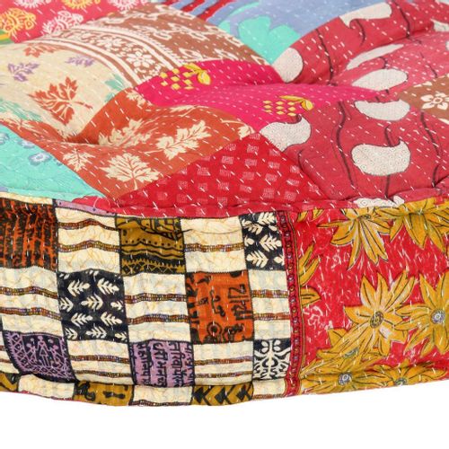 Puf 100x20cm patchwork tkanina VidaXL na Arena.pl