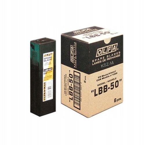 OLFA LBB-50 ostrza 18 mm Excel Black 50 szt., opakowanie zbiorcze na Arena.pl