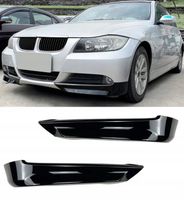 Dokładka zderzaka splitter CZARNY POŁYSK BMW E90 E91 2005-2008 PRZEDLIFT