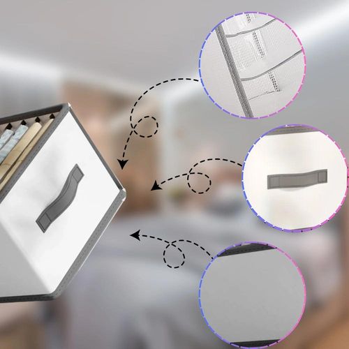 Pojemny Organizer pudełko do szafki sztywny na ubrania do szuflady na Arena.pl