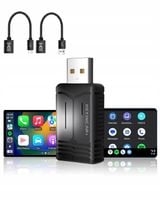 HEYINCAR 2 w 1 Bezprzewodowy adapter samochodowy Apple Carplay Android