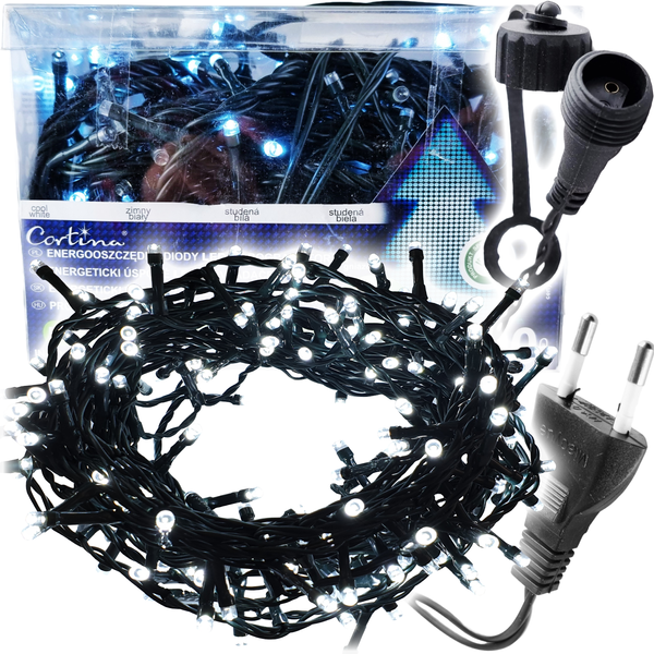 LAMPKI CHOINKOWE 200 LED PROGRAMATOR wewnętrzne zdjęcie 1