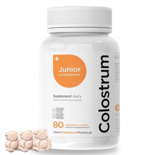 2x Colostrum dla Dzieci Junior PROBIOTYK i Colostrum FRESH pasta do zębów zdjęcie 6