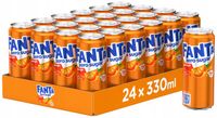 Fanta Zero Napój gazowany 330ml x24 Zestaw
