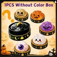 Mini Halloweenowe Pierożki Squishy, 5 szt. bez 1 szt.-No Color Box