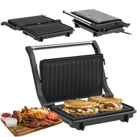 Opiekacz do kanapek panini grill toster sandwich 1000W 3 pozycje Teesa