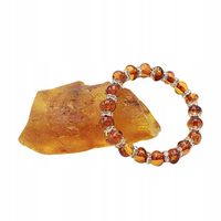 BRANSOLETKA NA ZĄBKOWANIE DLA DZIECKA BURSZTYNOWA