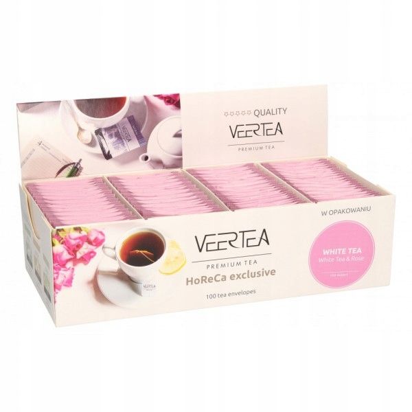 Herbata biała Veertea White & Rose 100x2g zdjęcie 1