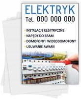 Ulotki A4 reklamowe firmowe 1000 szt różne wzory STYLIZACJA RZĘS